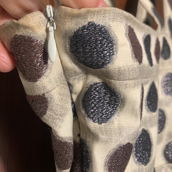 JAMES COVIELLO ANTHROPOLOGIE STRAPPY SEXY COCKTAIL DRESS, DOTS - Picture 9 of 16